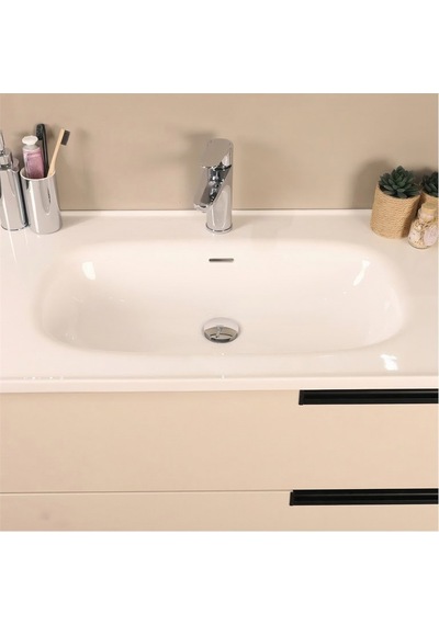 Kobos Eylül 100 Cm Banyo Dolabı Seti Vanilla Grey Vanilya Kobos Eylül 100 Cm Banyo Dolabı Seti Vanilla Grey Vanilya