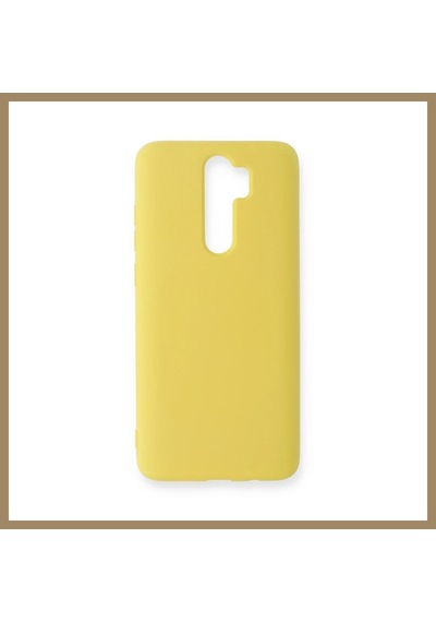 Kahveci.store Redmi Note 8 Pro Kılıf Nano İçi Kadife Silikon - Sarı 22
