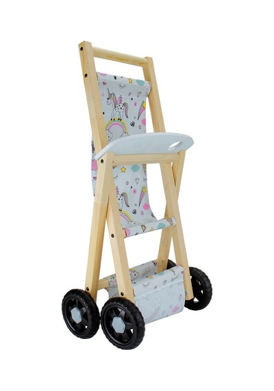 Çg71 Okutan. Ahşap Bebek   Arabası