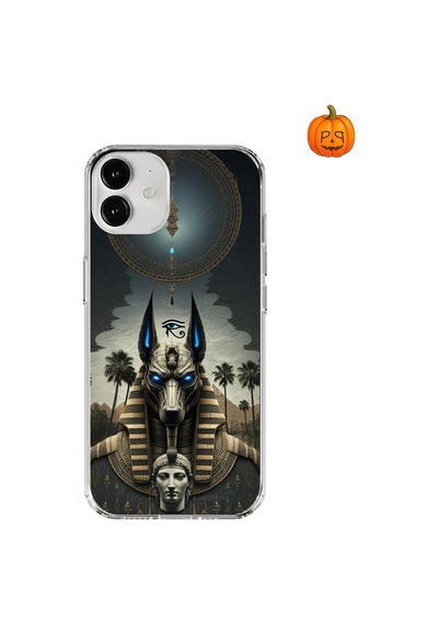 Apple Uyumlu iPhone 12 Şeffaf Kılıf Antik Mısır 5 Tasarımlı