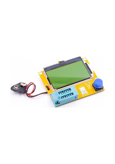 Batarya, Buton, Transistor, Capacitor LCR-T4 Grafiksel Test Cihazı