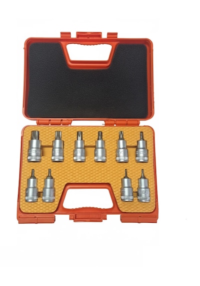 Ht- Ht- Rico Lokmalı Torx Bits Takımı- Lokmalı Allen Alyan - 1/2-1/4 E Lokma Takımı Seti 36 Parça