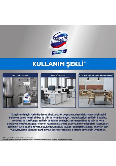Profesyonel Yüzey Dezenfektanı 750ml