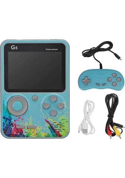3 İnç Ekran 500 Oyunlu Game Box Mini Taşınabilir Oyun Konsolu
