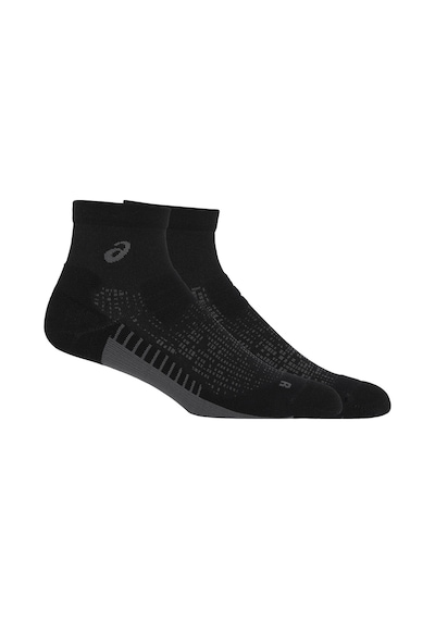 Asics Performance Run Sock Quarter Unisex Siyah Koşu Çorabı 3013b003-002 Siyah