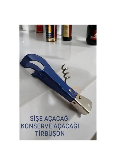 Zenvac Multi Şişe Açacağı Tirbüşon Konserve Açacağı Clovis Zenvac29 Renkli