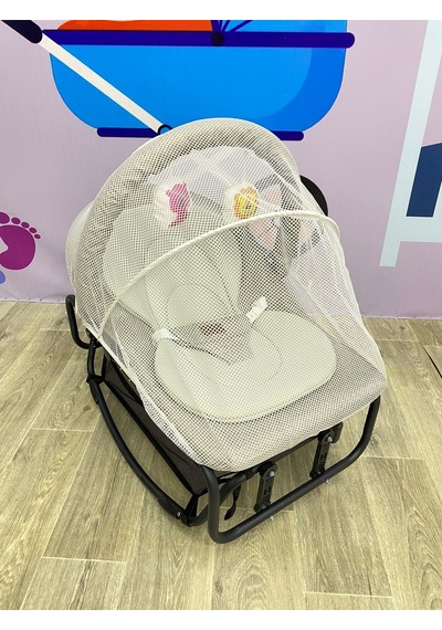 Turhan Bebe Çift Taraflı Sallanan Cibinlikli Oyuncaklı Ana Dizi Beşik