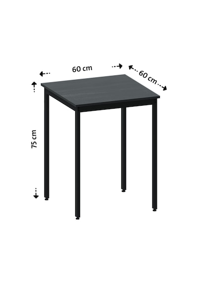Balkon Bahçe Mutfak 5'li Bistro Set Masa Sandalye Takımı Siyah Balkon Bahçe Mutfak 5'li Bistro Set Masa Sandalye Takımı Siyah