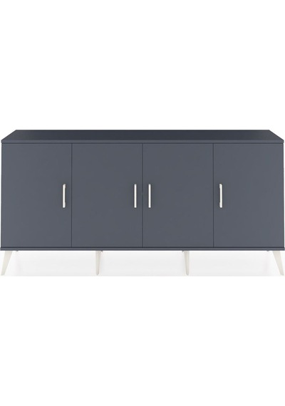 Arges Konsol 3 Raflı 4 Kapaklı 176x30x83 Antrasit-antrasit/çam Antrasit/çam Arges Konsol 3 Raflı 4 Kapaklı 176x30x83 Antrasit-antrasit/çam Antrasit/çam