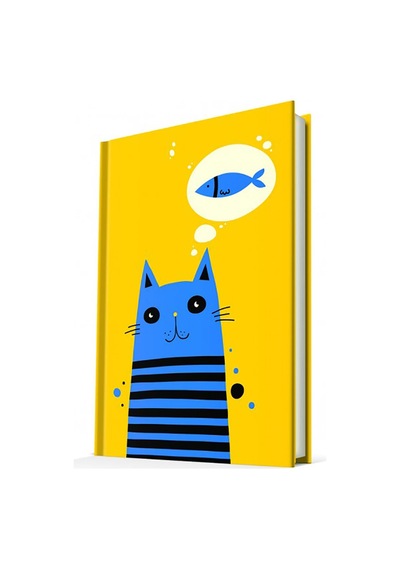 Deffter Cats Dream 14 x 20 Çizgili Sert Kapak Defter