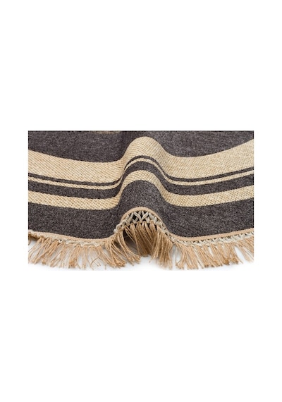 Eko Halı Brooklyn Brk 09 D.Grey Kaymaz Dokuma Kilim