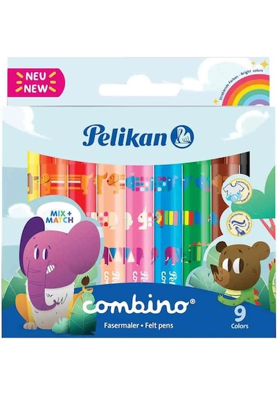 Pelikan Keçeli Kalem Combino Super Jumbo 9 Lu 411