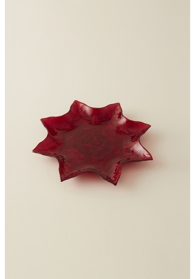 Karaca Home New Year Yılbaşı Angelic Dekoratif Tabak Kırmızı