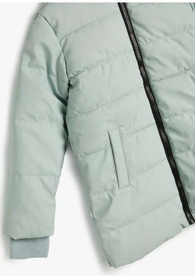 Koton Oversize Şişme Mont Fermuar Kapamalı Manşetleri Lastikli Green 4wkg00011aw 4WKG00011AW774 Yeşil Koton Oversize Şişme Mont Fermuar Kapamalı Manşetleri Lastikli Green 4wkg00011aw 4WKG00011AW774 Yeşil