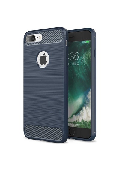 Apple Uyumlu iPhone 8 Plus Kılıf Zore Room Silikon Kapak Lacivert