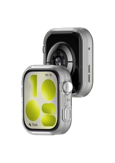 Huawei Watch Fit 5 Uyumlu 360 Derece Full Koruma Ekran Koruyuculu Sert Kasa Kılıf Darbe Emici