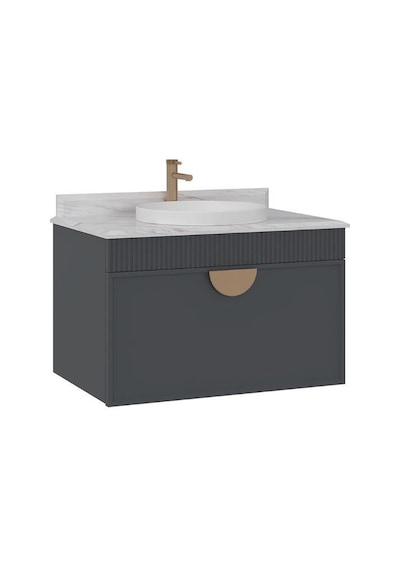 Orka Molino 80 Cm Antrasit Banyo Dolabı Alt Modül Ve Lavabo Navaro/antrasit Orka Molino 80 Cm Antrasit Banyo Dolabı Alt Modül Ve Lavabo Navaro/antrasit