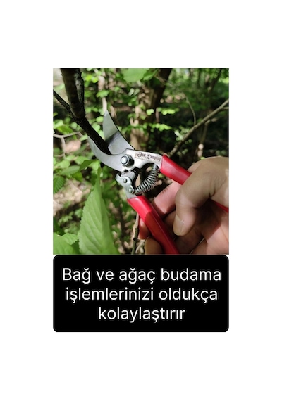 Özel Üretim Bağ Ağaç Budama Makası Üzüm Bahçe Çiçek Gül Bitki Narenciye Eğri Dal Kesme Aleti