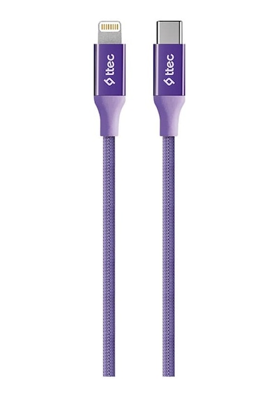 Alumicable Type-c Lightning Hızlı Şarj Kablosu 150cm 2dk41-8 Farklı Renk Gri Standart