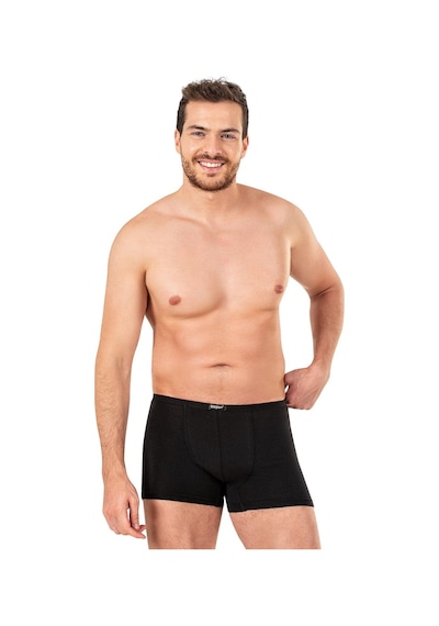 Kompedan Erkek Pamuklu Modal Boxer 11897-Siyah