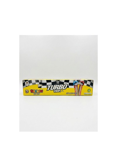 Strips Gökkuşağı Ekşi Şerit Şeker 72 Adet Meyveli Ekşi Şeker Vegan & Helal Çoklu Paket