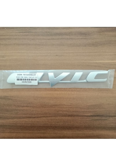 Honda Civic Bagaj Yazısı 2007 - 2012 Fd6 Uyumlu Honda Civic Fd6 Bagaj Yazısı