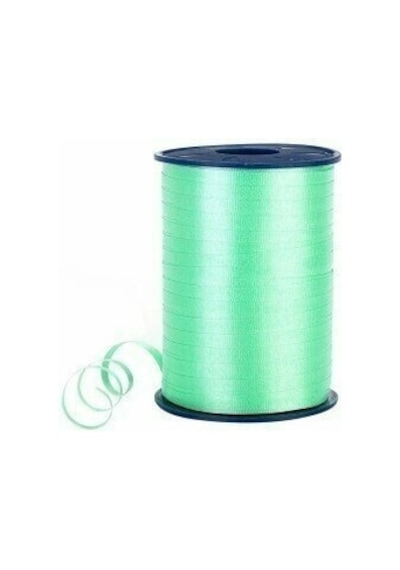 Premium Rafya Şerit 8mm Pastel Fıstık Yeşili Hobi Malz Kreatif Parti Süsü +3