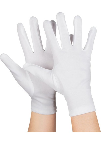 Beyaz - 150 - Renk Çocuk Boy Likralı - Dpmıx-hb - Pandomim Eldiveni