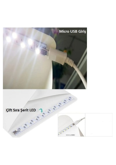 Yenilzd Mini Stüdyo Led Işıklı Ürün Fotoğraf Çekim Çadırı 20X20 CM