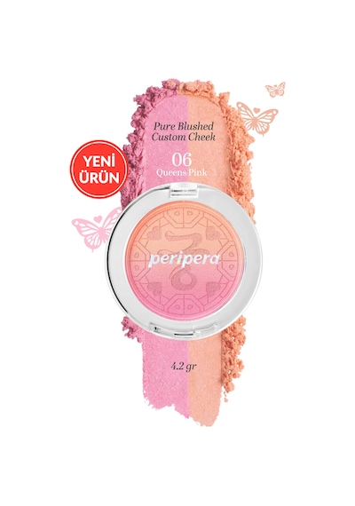 Perıpera Pure Blushed Custom Cheek 006 Queens Pink