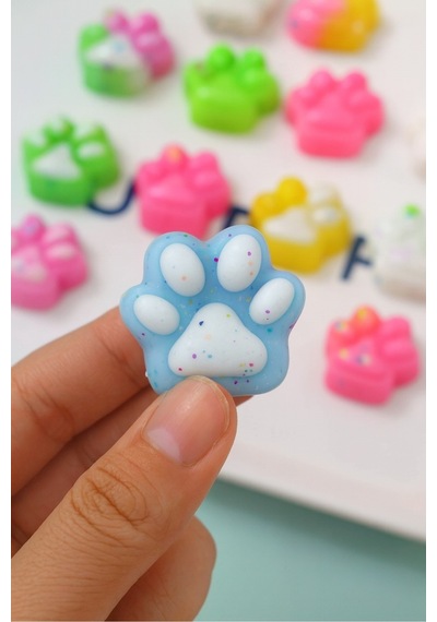 1 Adet Mini Kedi Patisi-yapışabilen Sukuşi -squishy Pati-3 Cm Stres Oyuncak Açıklamaya Dikkat Edelim