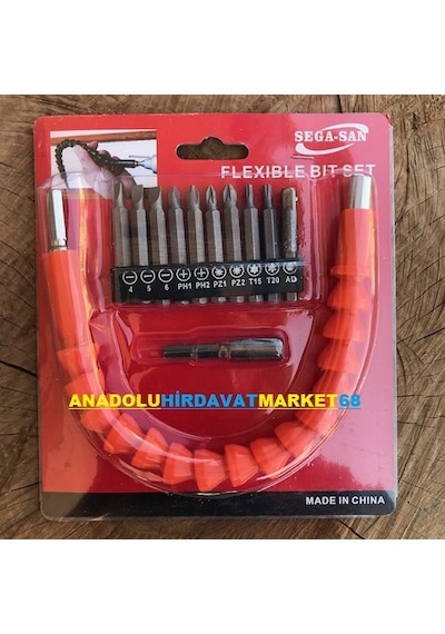 Sega Bits Uç Seti Uzatma Ucu Akrobat Spiral Ucu 12pcs