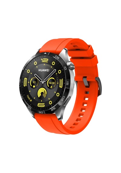 Huawei Gt4 22mm Uyumlu Tbc- Krd-95 Silikon Kordon-beyaz