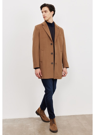 Ac&Co / Altınyıldız Classics Erkek Camel Standart Fit Normal Kesim Mono Yaka Yünlü Palto 4A0523100001Cml48 Camel Ac&Co / Altınyıldız Classics Erkek Camel Standart Fit Normal Kesim Mono Yaka Yünlü Palto 4A0523100001Cml48 Camel