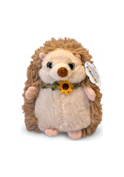 10024 Asorti Kirpi Peluş 24cm Oyuncak Peluş Çok Renkli