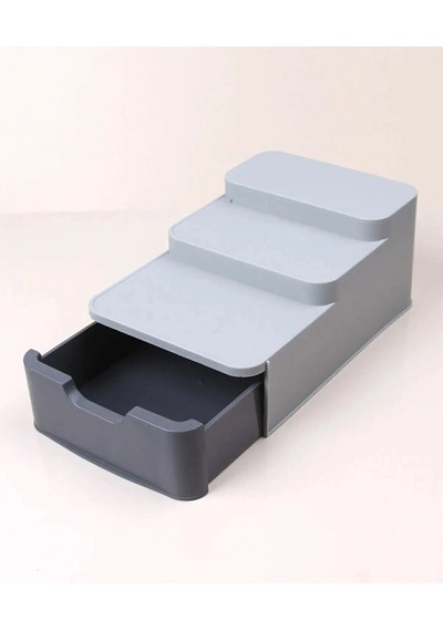 Compact Çekmeceli Ve Standlı Düzenleyici- Makyaj Organizeri Acı Kahverengi