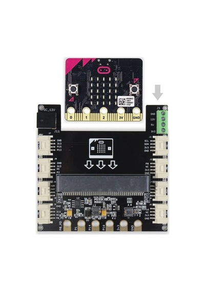 Elecrow Crowtail Microbit V2.2/v1.2 Base Shield Genişletme Kartı