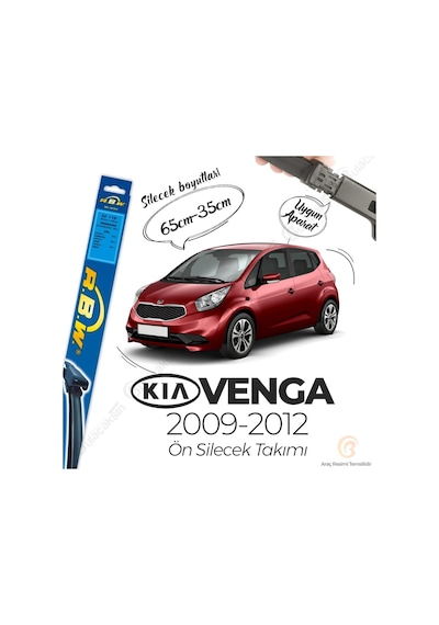 Kia Venga Muz Silecek Takımı (2009-2012) RBW