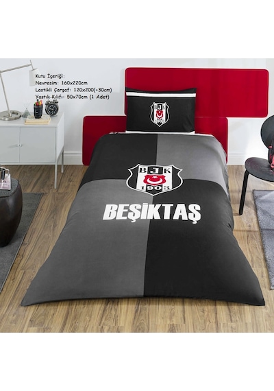Taç Taraftar Lisanslı Ranforce Tek Kiş.nev.takımı-beşiktaş Efsane Siyah - Beyaz