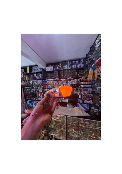 Aps - Krom Çerçeve Neon Tepe Lambası 2 Li - Amber / 12-24-36v / Çakar Modülü