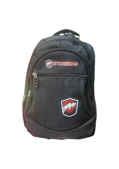 Nk Stonebag Laptop Bölmeli Günlük Kumaş Sırt Çantası Gri