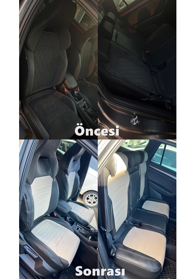 Skoda Kodiaq 2022 Sport Araca Özel Oto Koltuk Kılıfı (158055)