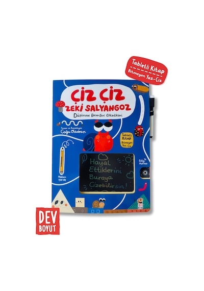 Çiz Çiz Zeki Salyangoz - Düşünme Becerileri Etkinlikleri
