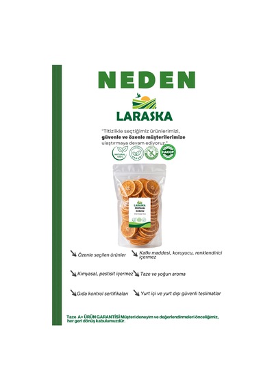 Kurutulmuş Portakal Dilimi 1kg - Dried Orange Slices