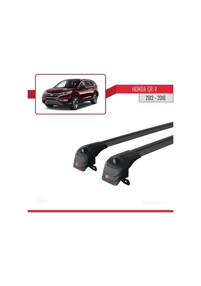 Honda Cr-v 2012-2016 Arası İle Uyumlu Ace-2 Ara Atkı Tavan Barı Siyah