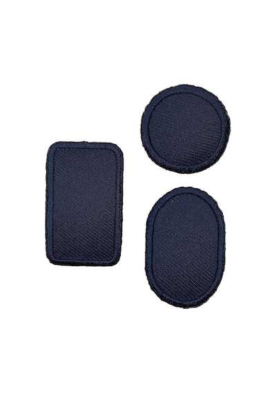 Ütü Ile Yapışan Arma - Patch - Küçük Delik Yama Set-5 Modeli Lacivert 3'lü Set - 327728039