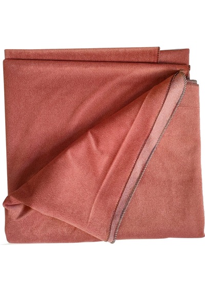 Okey Oyun Masa Örtüsü Flok 140x140 Pembe