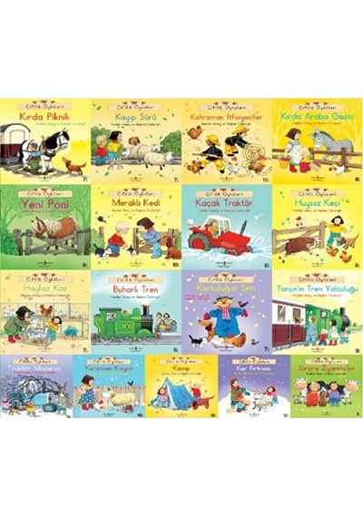 İlk Kitaplarım Çiftlik Öyküleri Serisi 17 Kitap Set