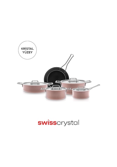 Karaca  Swiss Crystal Mastermaid 9 Parça Tencere Set Bronzy