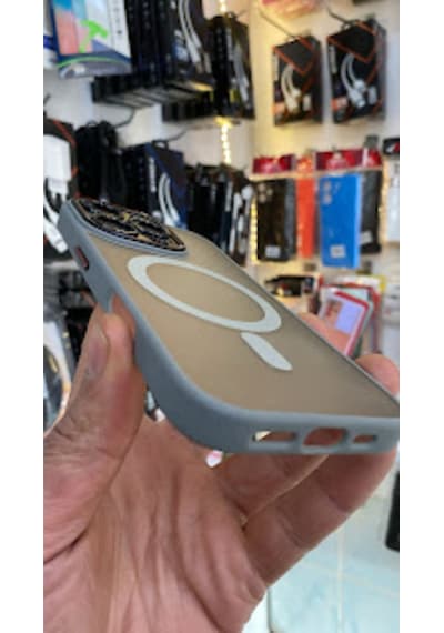 Apple iPhone Uyumlu  16 Pro Kamera Korumalı Mat Magsafe Wireless Şarj Destekli Renkli 45689